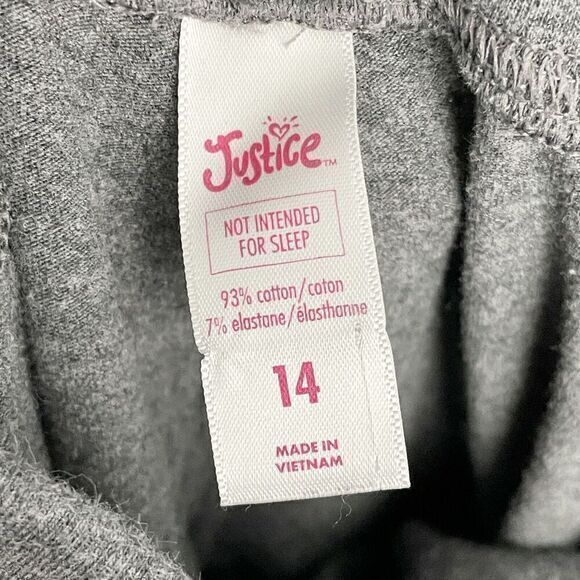 JUSTICE leggings white gold unicorns girl's size 14‎ - Picture 5 of 5